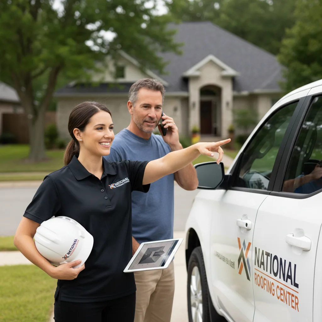 National Roofing Center customer support in Hilton